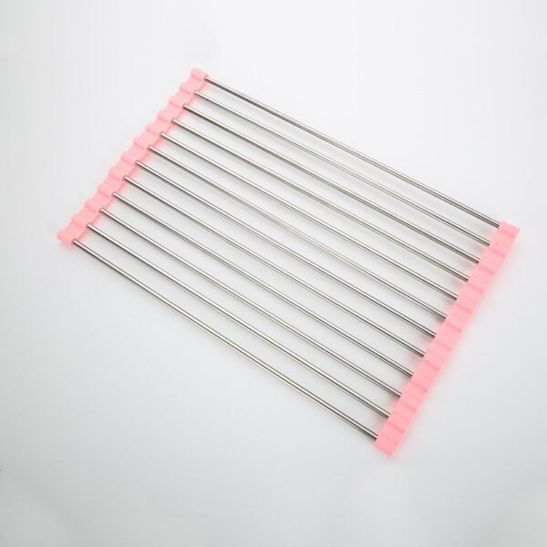 Stainless Steel Roll Up Dish Drying Rack