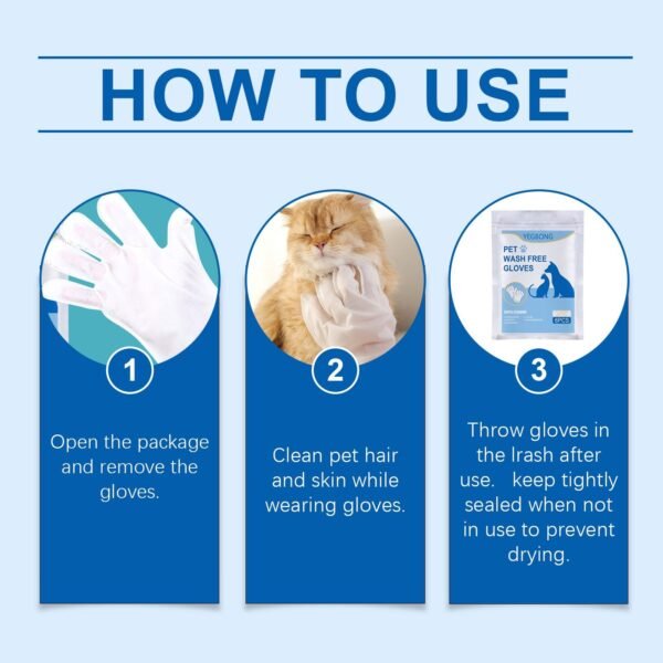 Pet Wash Free Gloves